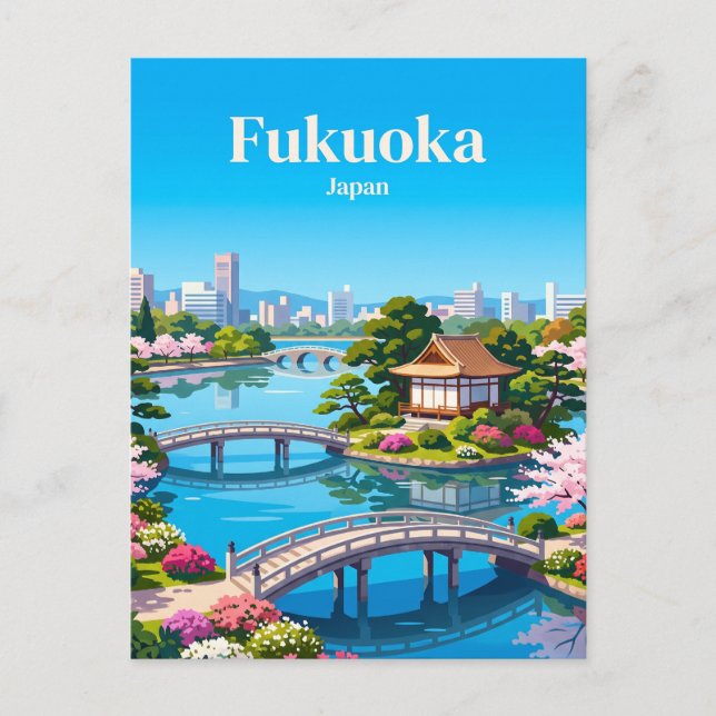 Carte Postale Fukuoka Japon (Devant)
