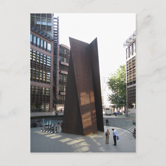 Carte Postale Fulcrum (1987) de Richard Serra, est un spécif du  (Devant)