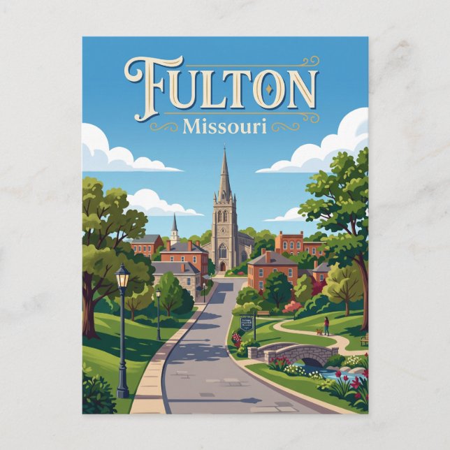 Carte Postale Fulton Missouri (Devant)