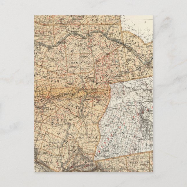 Carte Postale Fulton, Montgomery, Schenectady, Schoharie (Devant)