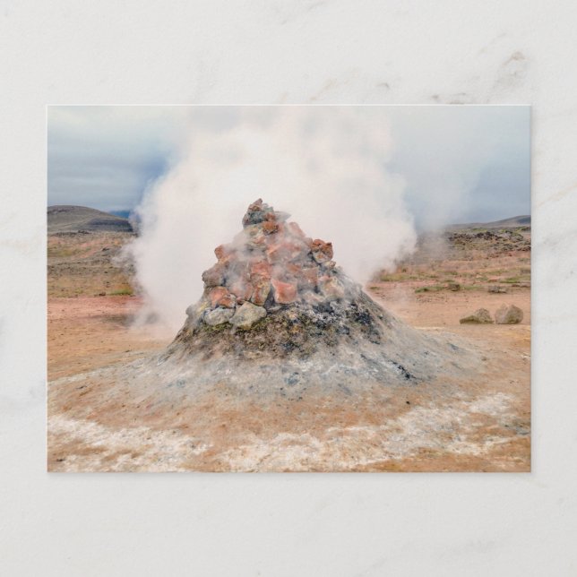 Carte Postale Fumarole, Hverir Zone géothermique, Islande (Devant)