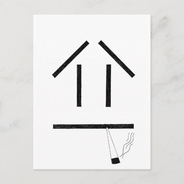 Carte Postale Fumé (Devant)