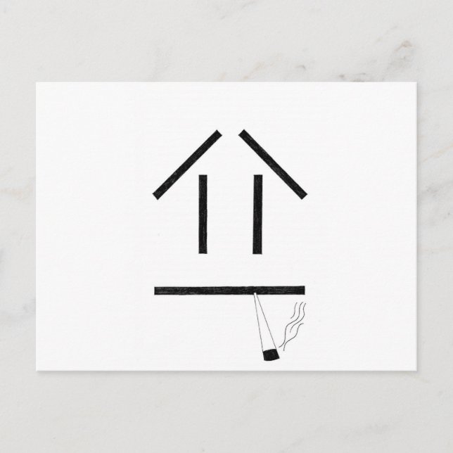 Carte Postale Fumé (Devant)