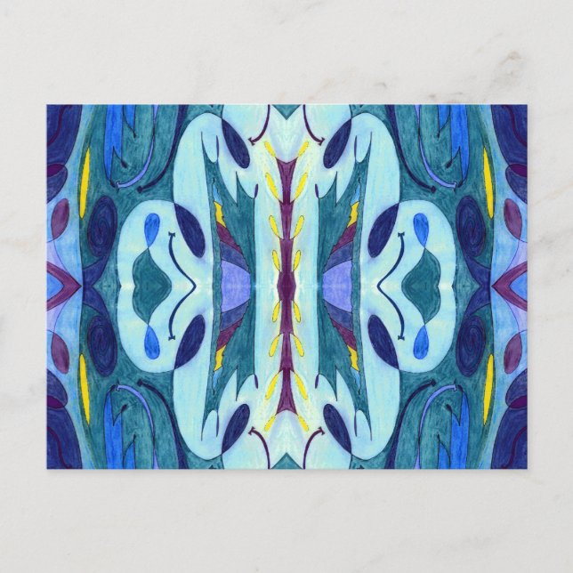 Carte Postale Fumes bleues (Devant)