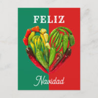 Fun Festive Feliz Navidad Chili Peppers Coeur