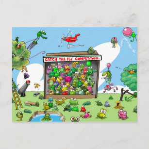 Carte Postale Fun Frogs