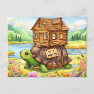 Carte postale Fun New Address