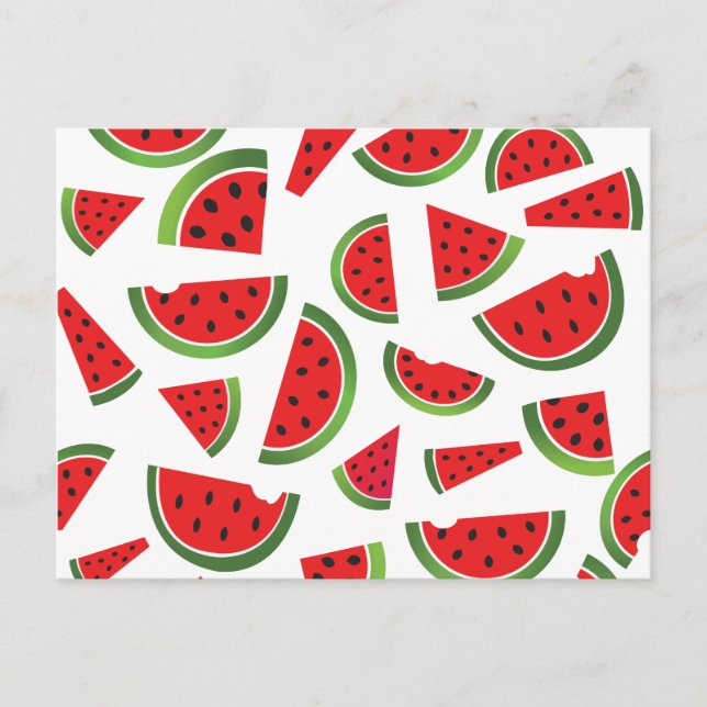 Carte postale Fun Summer Watermelon Fruit (Devant)