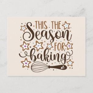 Carte Postale Fun 'Tis Season for Baking Design