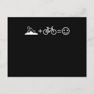 Carte Postale FUN VÉLO TOUT-TERRAIN Cycliste Freestyle VTT