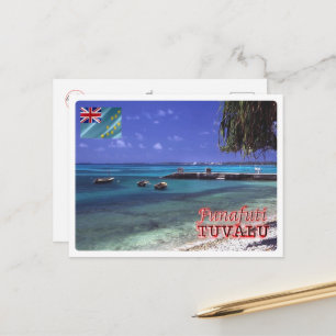 Carte Postale Funafuti - Tuvalu - Vue sur la mer -