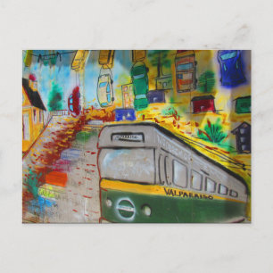 Carte Postale funiculaire valparaíso