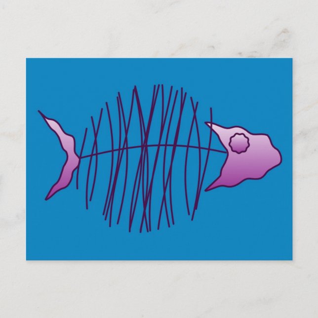 Carte Postale Funky Fish (Devant)