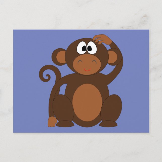 Carte postale Funky Monkey (Devant)