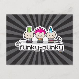 Carte Postale Funky Punky