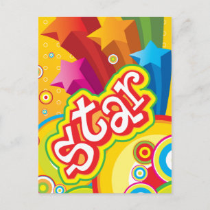 Carte postale Funky Star