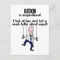 Funny anti Biden Puppet Inspirational Satire