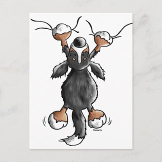 Carte Postale Funny Bernese Mountain Dog Card