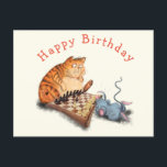 Carte Postale Funny Birthday Card Chat et souris Jouer aux échec<br><div class="desc">Joyeuses cartes d'anniversaire avec chat et souris Jouer aux échecs Dessin Dessin Drôle Animaux Comique Jouer - Choisissez / Ajouter votre texte unique / Nom / Couleur - Faites votre cadeau spécial - Redimensionnez et déplacez ou supprimez et ajoutez des éléments / texte avec outil de personnalisation! Dessin et design...</div>
