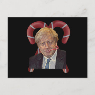 Carte Postale Funny Boris Johnson Christmas