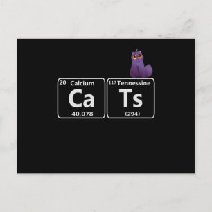 Carte Postale Funny Cats Periodic Table Elements Funny Science T