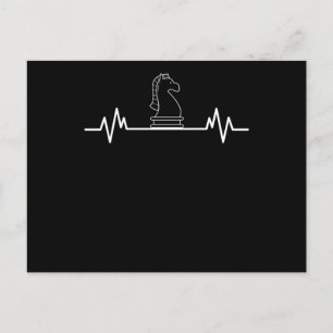 Carte Postale Funny Chess Piece Chess Player Fun Chess Game Gift