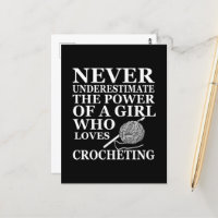 Funny crochet citation crocheters cadeau