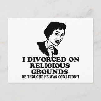 Carte Postale Funny divorce