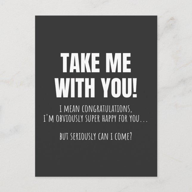 Carte Postale Funny Farewell Mug (Devant)