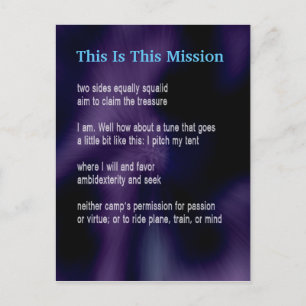 Carte Postale Funny Farm Poem Card #9