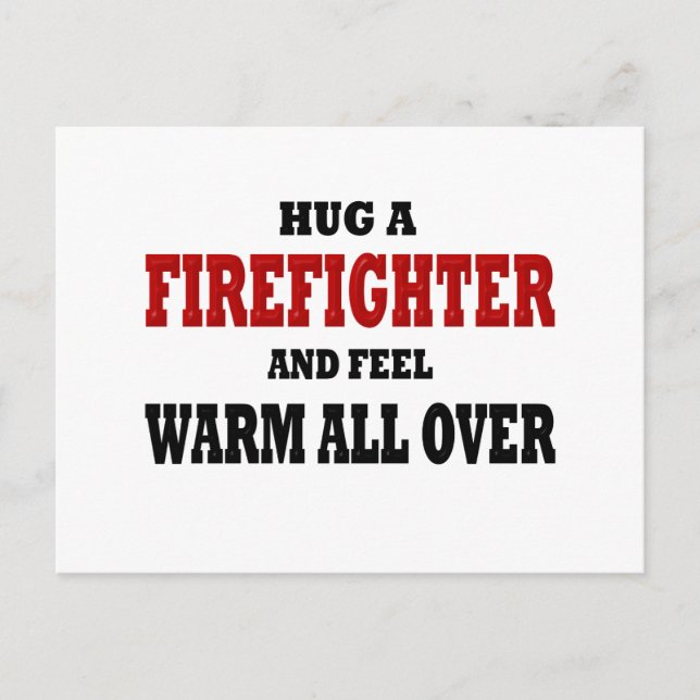 Carte Postale Funny Firefighter (Devant)