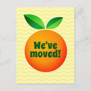 Carte Postale Funny frog cartoon change of address we've moved