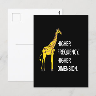 Carte Postale Funny Giraffe Pun