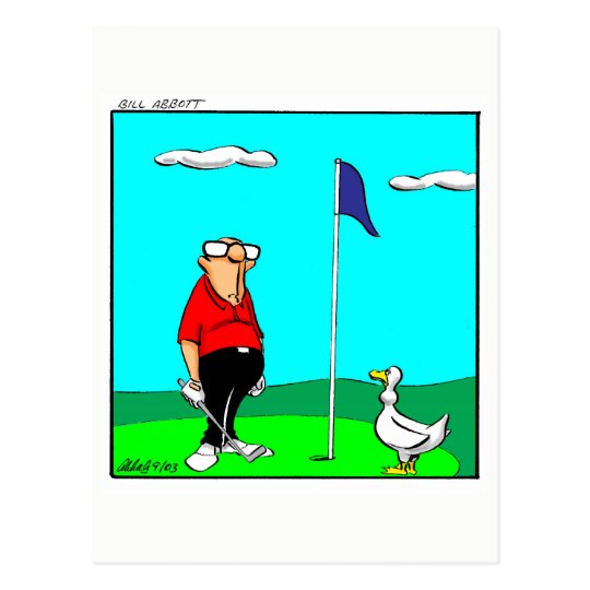 Carte Postale Funny Golf Humour Zazzle Fr