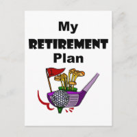 Funny Golf Mon plan de retraite Conception