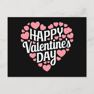 Carte Postale Funny Happy Valentines Day Heart Love Valentine