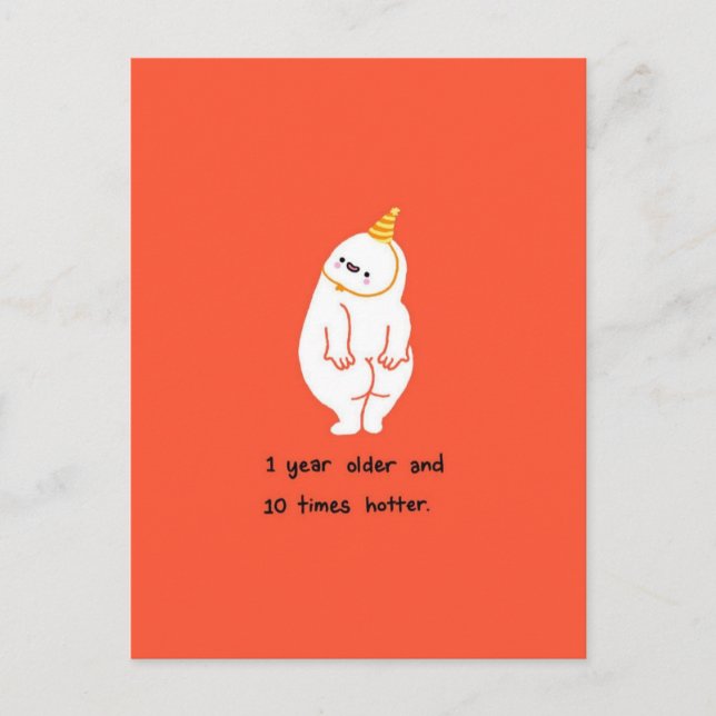 Carte Postale Funny holidays card, funny holiday card humorous  (Devant)