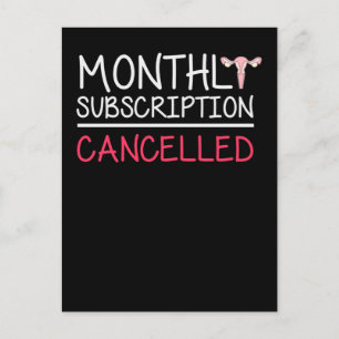 Carte Postale Funny Hysterectomy Support Uterus Remoding