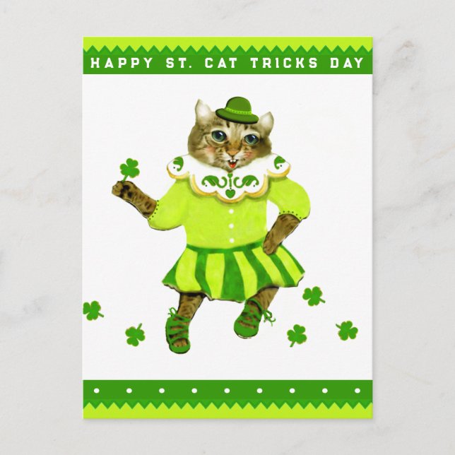 Carte Postale Funny Irish Cat Irlande (Devant)