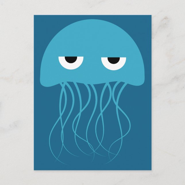 Carte postale Funny Jellyfish (Devant)