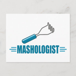 Carte Postale Funny Masher de pomme de terre