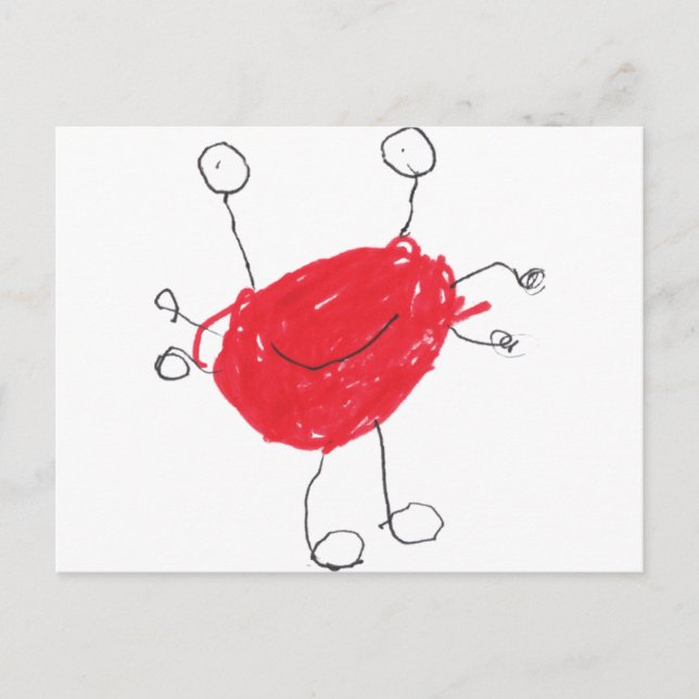 Carte Postale Funny Monster (Devant)