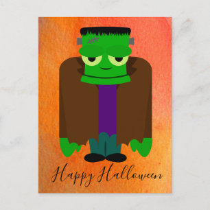 Carte Postale Funny monstre franken thème Halloween