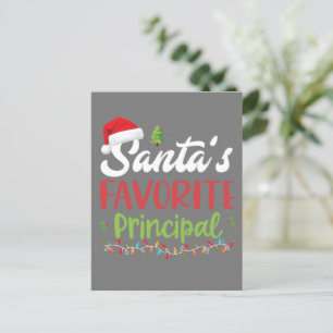 Carte Postale Funny Père Noël Favori Principal Noël
