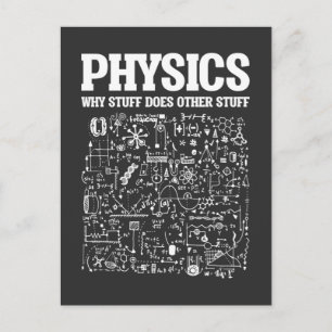 Carte Postale Funny Physicists Enseignant Sciences Physique Étud