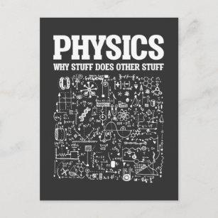 Carte Postale Funny Physicists Enseignant Sciences Physique Étud
