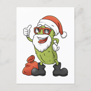 Carte Postale Funny Pickle Santa Claus