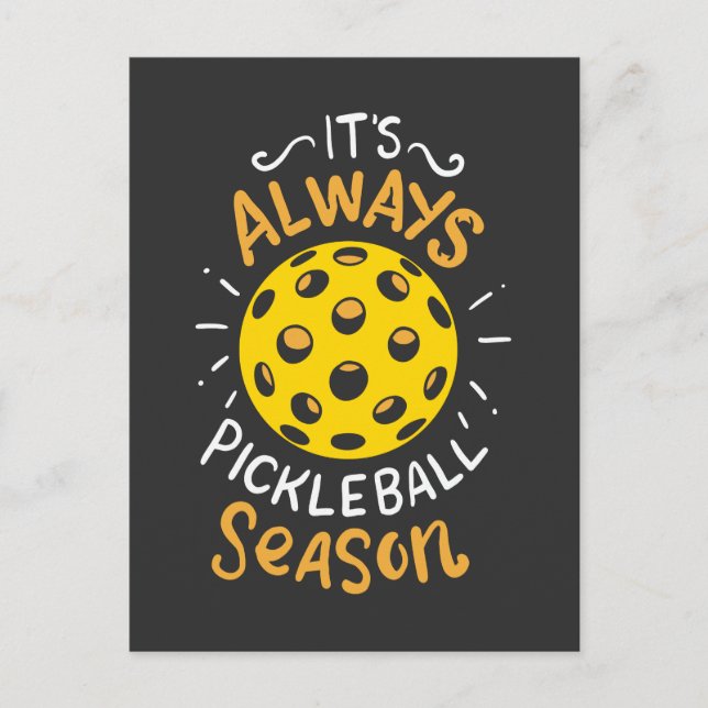 Carte Postale Funny Pickleball (Devant)