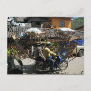 Carte Postale Funny Postcard   Heavy Load