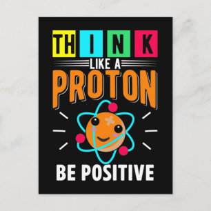 Carte Postale Funny Proton Humour Physicist Science